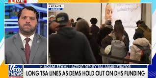 TSA officers face financial hardship, long airport lines amid DHS shutdown
