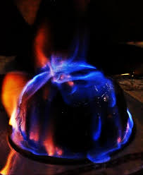 Bildergebnis für burning christmas pudding