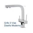 Grifos cocina tres vias