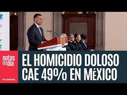 El homicidio doloso cae 49% y está ya en niveles previos al trágico 2009 de Calderón