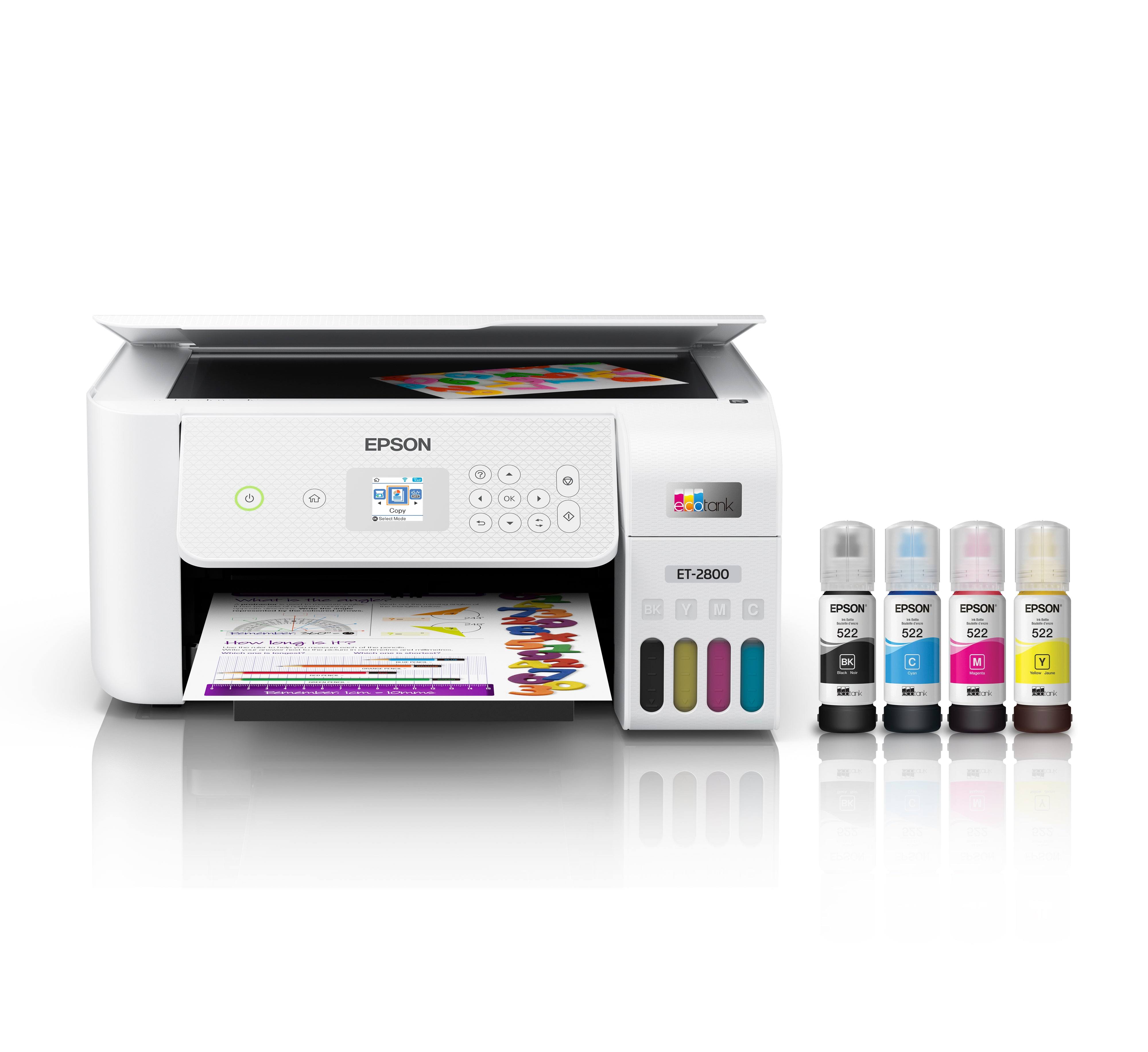 Epson EcoTank ET-2800 Wireless Color All-in-One Cartridge-Free Supertank Printer