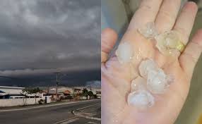 Vídeo! Tempestade assusta moradores e provoca chuva de granizo na Grande Curitiba; confira a previsão