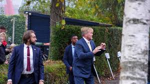 Man runs toward King Willem-Alexander during visit to Ursem