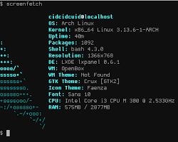 Image of Arch Linux CLI