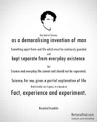 SCIENCE IS SO COOL LIKE // rationalhub: Rosalind Franklin ... via Relatably.com