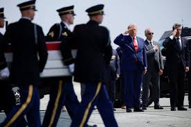 Trump claims fallen soldiers said 'we cannot let Iran have a nuclear weapon' - ABC News - Breaking News, Latest News and Videos
