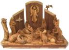 Wooden Nativity Scene - Lepi Woodcarving from Italy