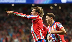 Con tres argentinos titulares y gol de Griezmann, el Atlético de Madrid 
empata con el Leipzig