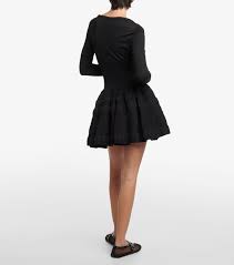 Alaïa, Crinoline wool-blend minidress, Women, Black, US 12, Dresses, Wool - Product from Mytheresa