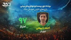 معرفی برنده دور بیست‌ودوم پیش‌بینی بازی‌های خارجی در فوتبال 360؛ بردن به لطف شاهکار کریک!