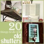 What to do with old shutters