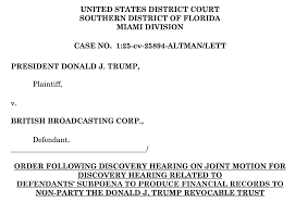 Donald Trump's effort to run his lawsuits out of Florida has hit a snag: the law