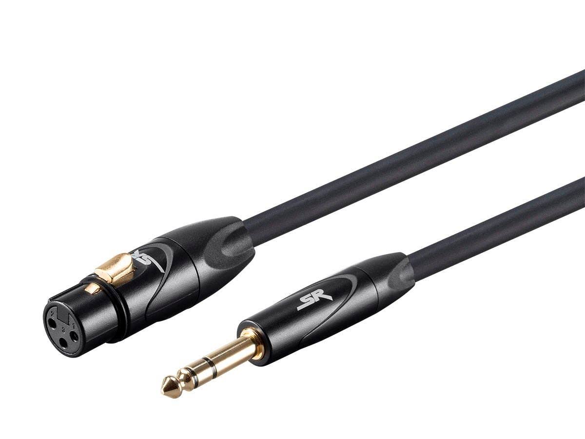 Monoprice XLR Female to 1/4 Inch TRS Male Cable