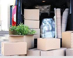 Image of Packing materials for transporting items by car