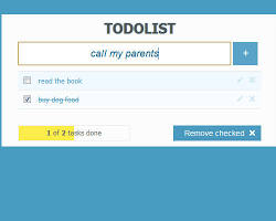 Image of todo list