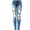 Womens Ripped Jeans Destroyed Busted Knee Jeans ASOS