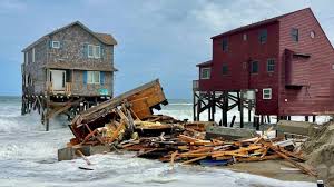 3rd house collapses in 4 days on North Carolina coast