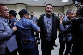 Gunshots fired as chaos erupts at Philippine Senate