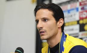 Parma FC&#39;s new loan signing Stefano Ferrario speaks to the media during a Parma FC press conference held close to the Parma ... - Parma%2BFC%2BUnveils%2BNew%2BPlayer%2BStefano%2BFerrario%2BMJeROX9vXBTl