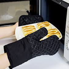 YATNUO Kitchen Heat-resistant Gloves Pot Holders(set Of 4 ...