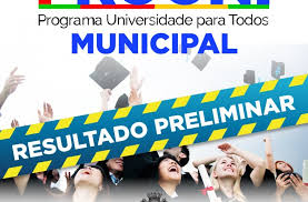 CONFIRA RELAÇÃO PRELIMINAR DE APROVADOS NO PROUNI MUNICIPAL 2026