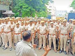 सांसद बेनीवाल के चित्तौड़ कूच के एलान के बाद कलेक्ट्रेट परिसर बना छावनी