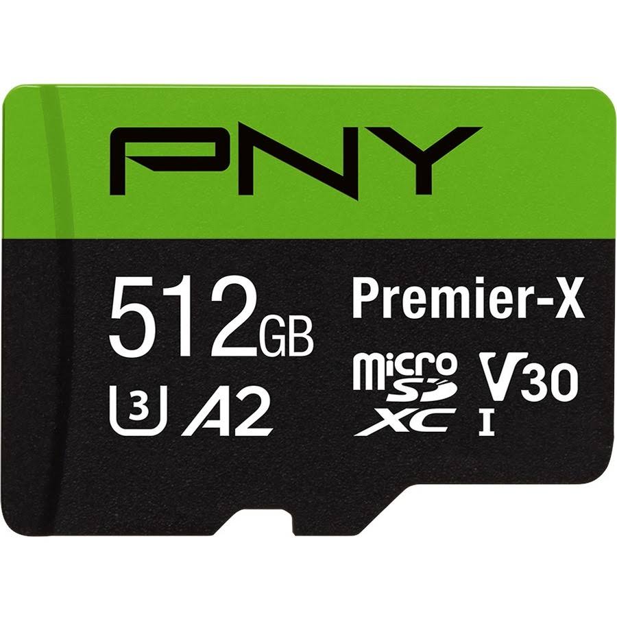 PNY Premier-X Class 10 U3 V30 microSDXC Flash Memory Card