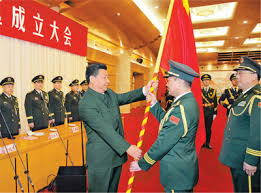 Hasil carian imej untuk 习近平授旗