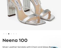 Image of Jimmy Choo OpenToe Bridal Sandals