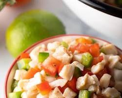 Bahamian conch salad