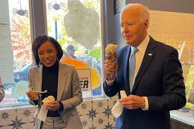 SCOOP: Biden makes a surprising ice cream choice at Bmore Licks