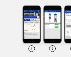 Image of person using the PlugShare app on their smartphone to find nearby charging stations
