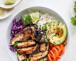 Sesame Chicken Bowls ingredients