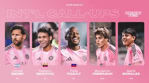 Called Up: Five Inter Miami CF Players to Represent Their Countries in the Upcoming FIFA Window