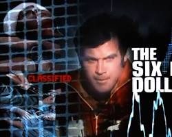 Six Million Dollar Man 1974 TV series Lee Majors as Steve Austin bionic eye bionic arm running in slow motion ABC television stills 1970s scifi, AI generated