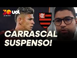 STJD: Carrascal leva dois jogos de gancho por expulsão na Supercopa