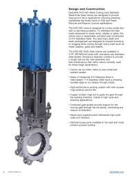 KGC-MC Metal Cutting Cast Knife Gate Valves | DeZURIK