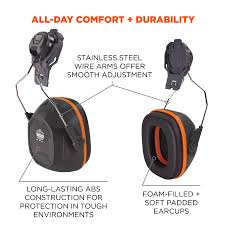 Hard Hat Mounted Earmuffs | Ergodyne