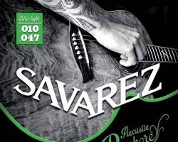 Savarez Bronze Extra Light Strings for acoustic guitar