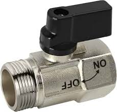 YOO.MEE Ball Valve, Standard 1/2'' Thread, Brass Material ...