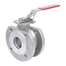 DN15 PN40 1-Piece 2-Way Stainless Steel Flanged Ball Valve ...