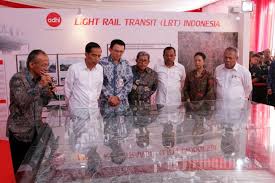 Hasil gambar untuk foto Ahok Tinjau Pembangunan Proyek LRT Kelapa Gading-Velodrome Rawamangun