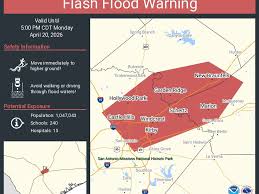Flash Flood Warning Issued for Comal, Guadalupe, and Bexar Counties