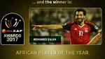 رسميا محمد صلاح أفضل لاعب