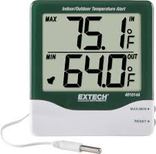 Amazon.com: Extech 401014A Big Digit in/Outdoor Thermometer ...