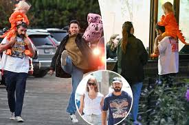 Shia LaBeouf and Mia Goth take daughter Isabel, 2, to Halloween hotspot 
after divorce rumors