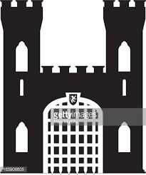 Bildergebnis für castle on hill silhouette