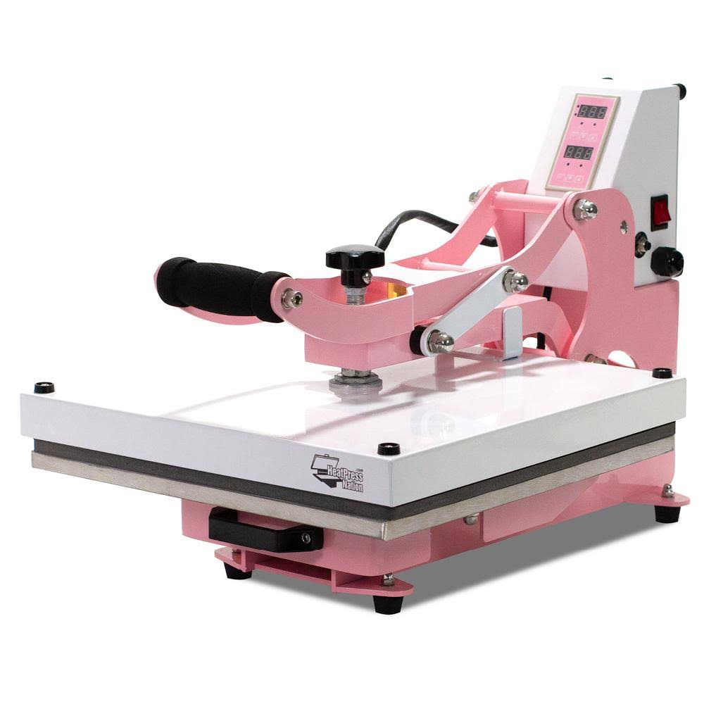HeatPressNation CraftPro 15" x 15" High Pressure Crafting Transfer Machine for Heat Transfer Vinyl Sublimation and