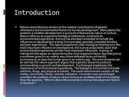 Nurture vs nature argumentative essay... Nature versus nurture ... via Relatably.com