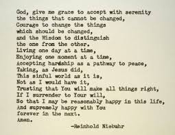 SERENITY PRAYER Poem Hand Typed Typewriter Quote by PoetryBoutique via Relatably.com